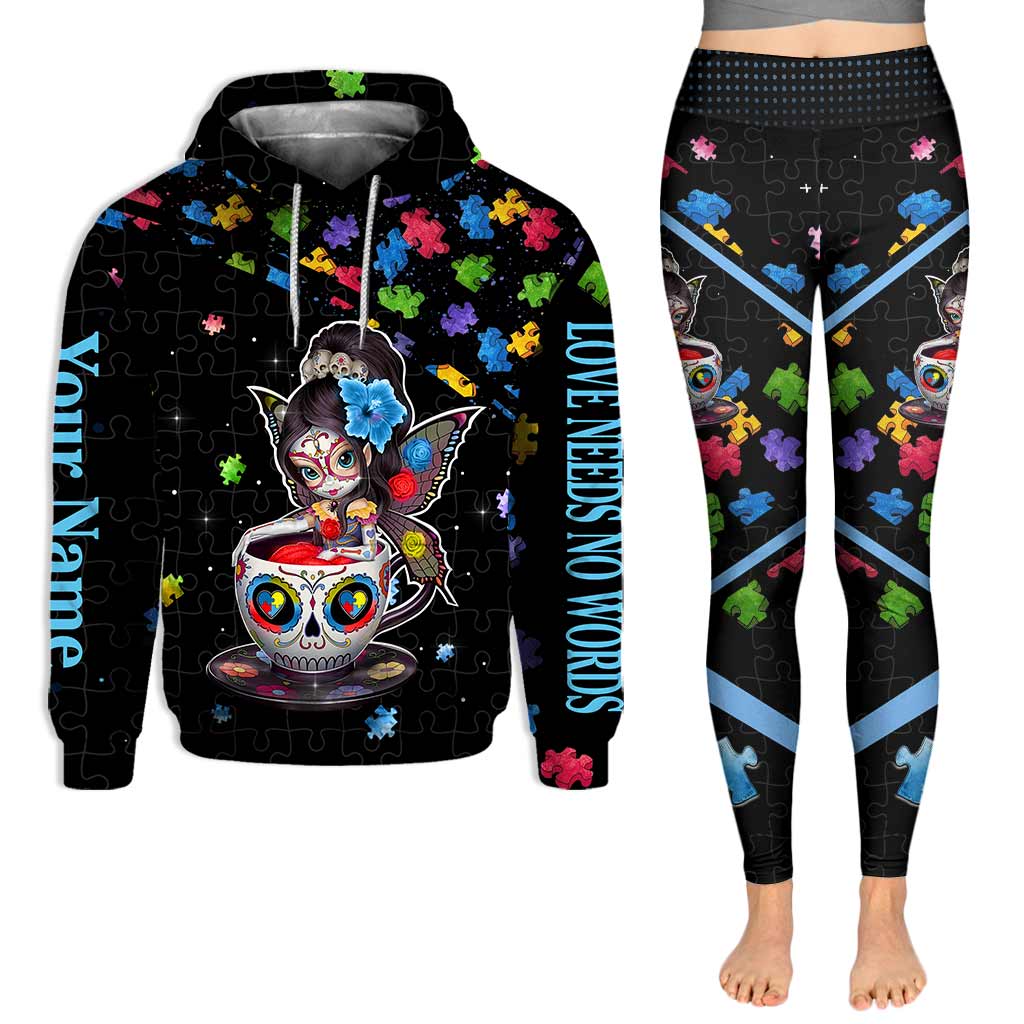 Be Kind - Personalized Autism Awareness Hoodie And Leggings