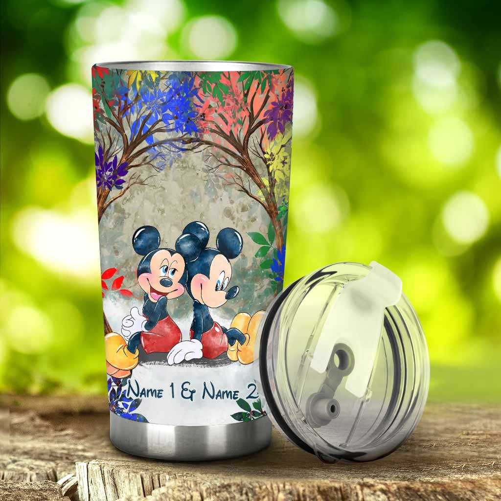 And They Lived Happily Ever After - Personalized Couple LGBT Support Tumbler