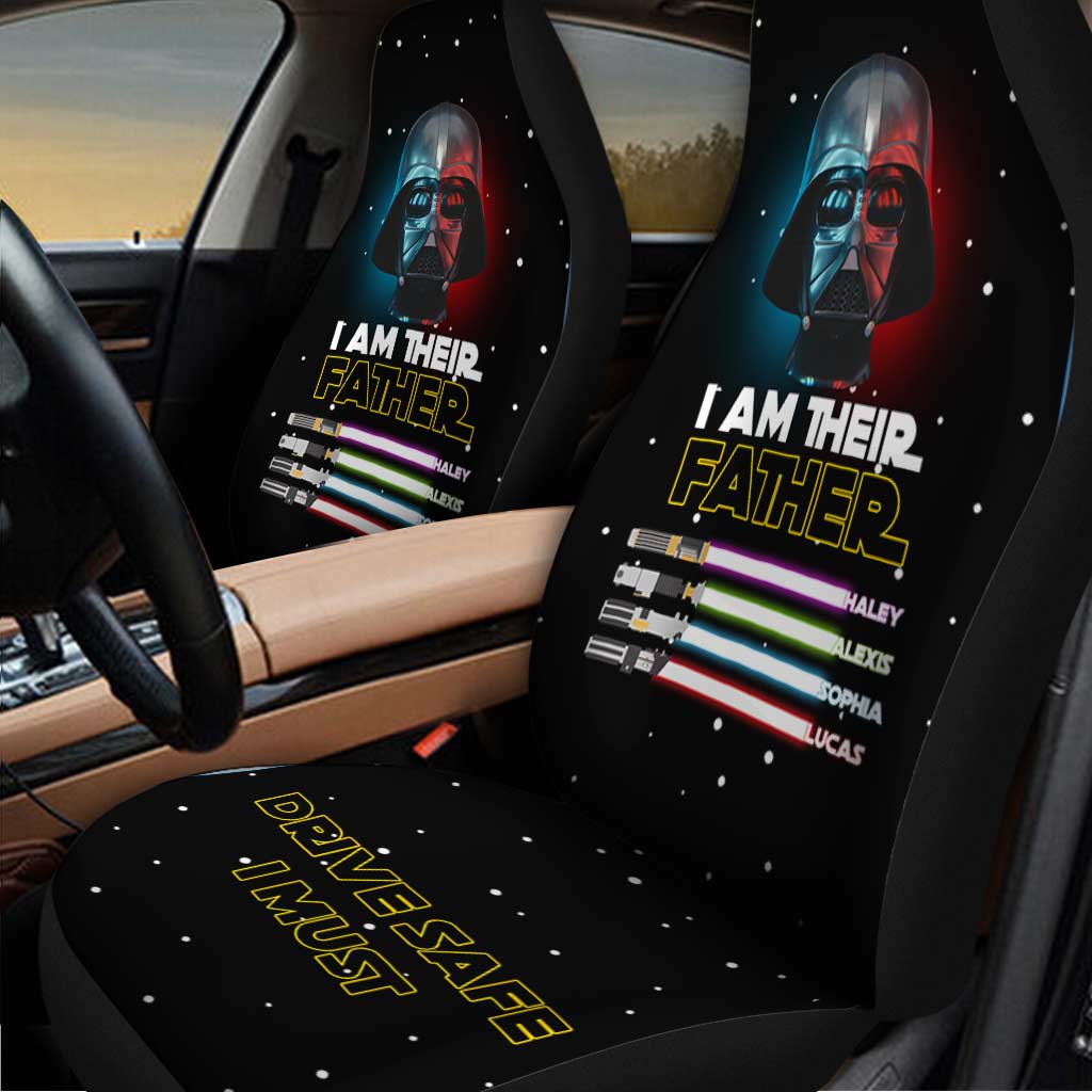 I Am Their Father - Personalized Father's Day Seat Covers