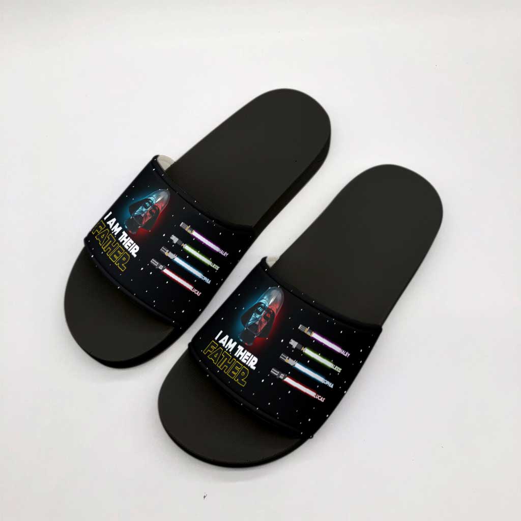 I Am Their Father - Personalized Father's Day Slide Sandals