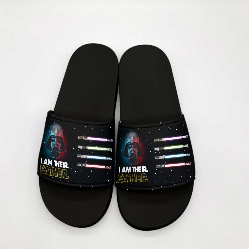 I Am Their Father - Personalized Father's Day Slide Sandals