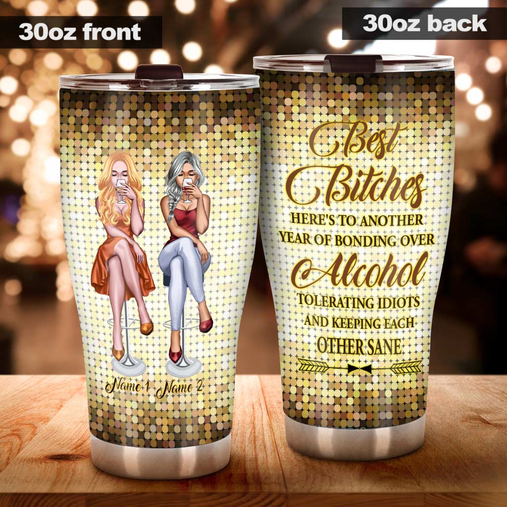 Drunk Besties - Personalized Tumbler