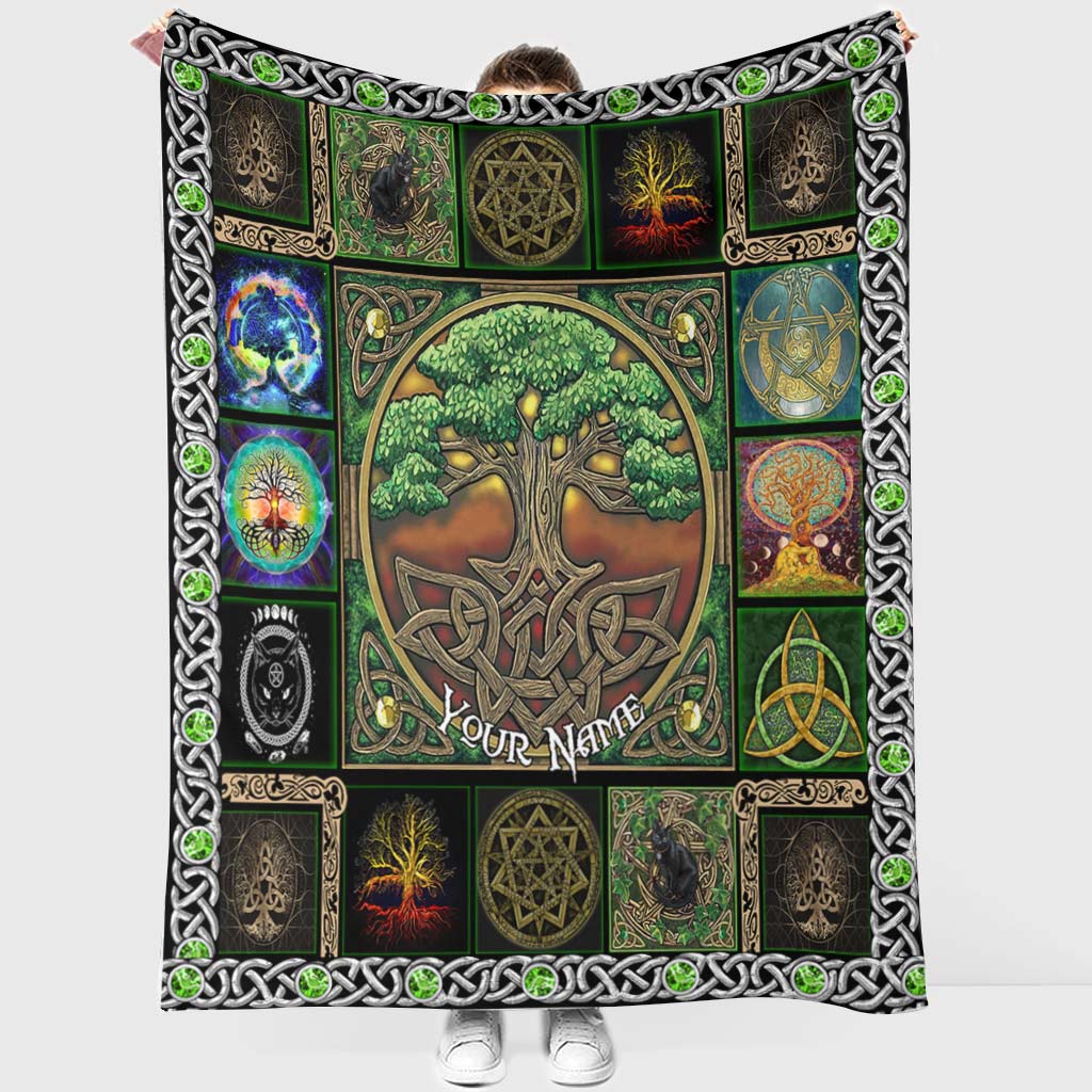 Earth Witch - Personalized Witch Blanket