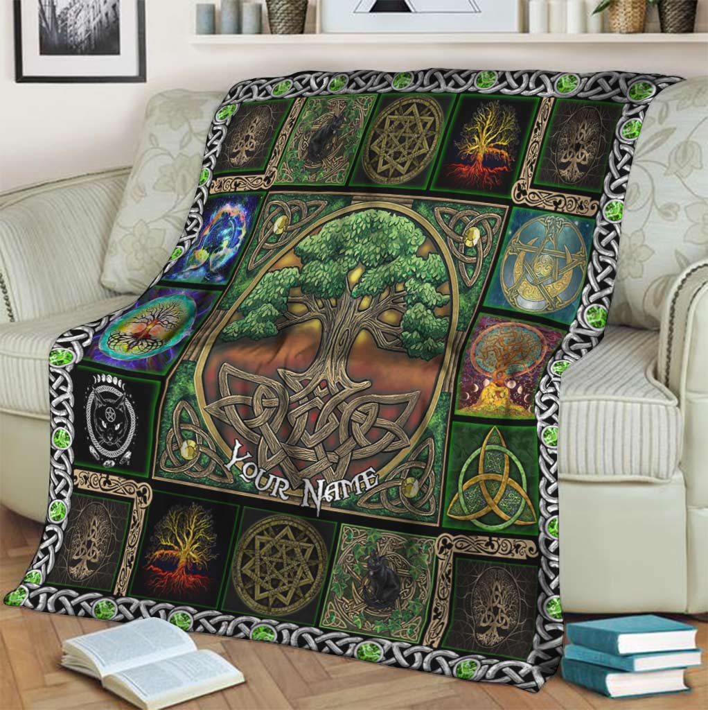 Earth Witch - Personalized Witch Blanket