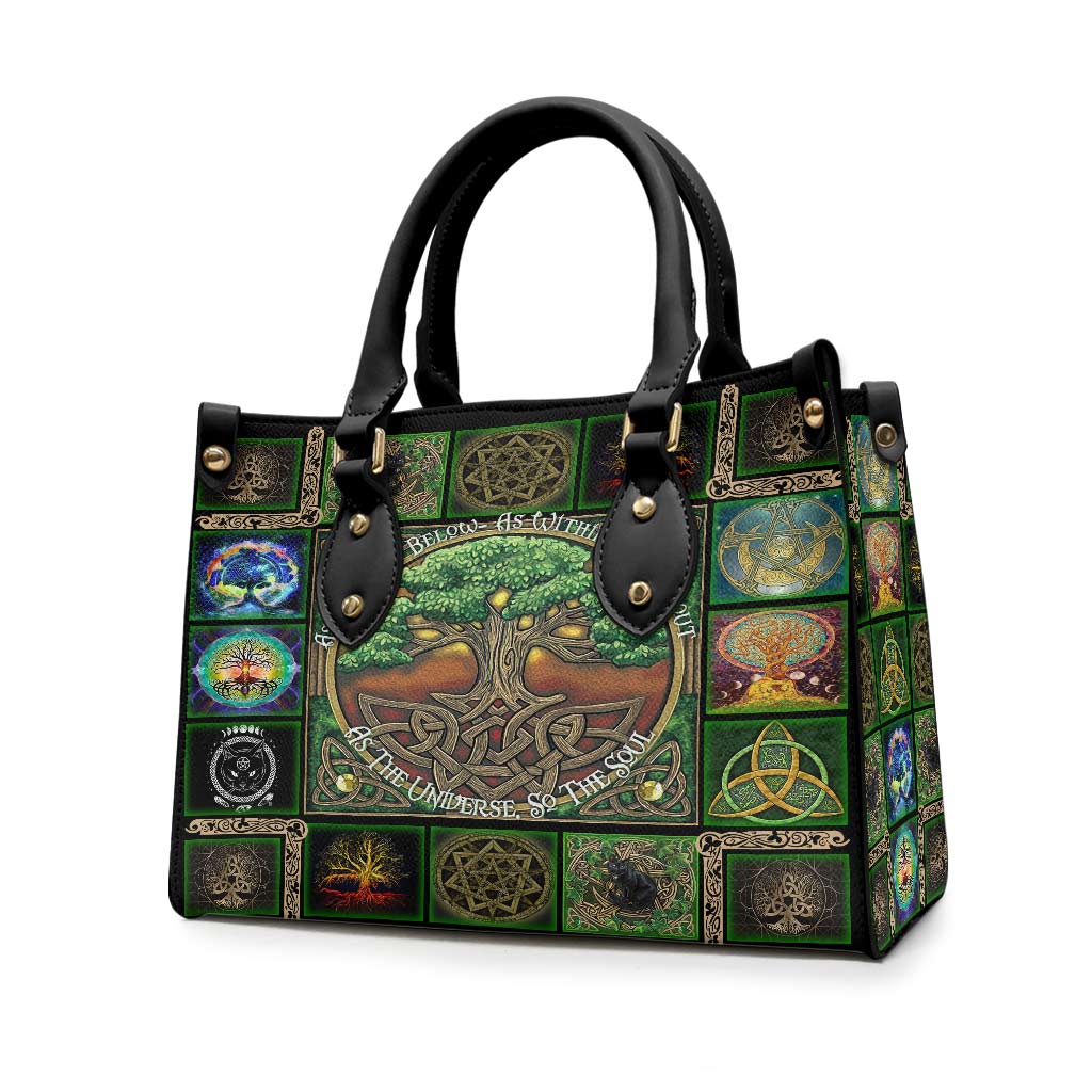 Earth Witch - Personalized Witch Leather Handbag