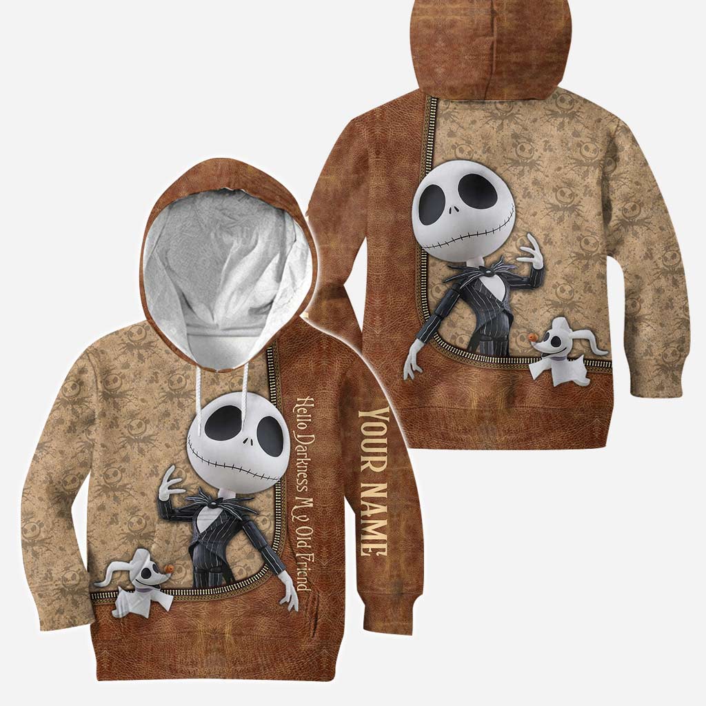 Hello Darkness My Old Friend - Personalized Nightmare Hoodie and Leggings