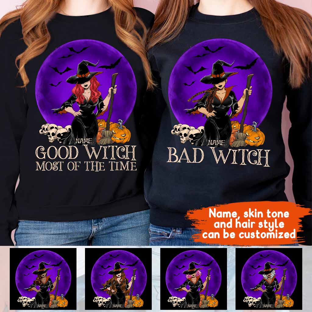 Good Witch Bad Witch Halloween Personalized T-shirt And Hoodie