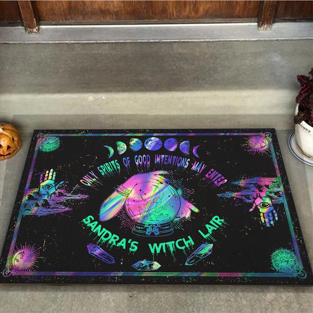 Only Spirits Of Good Intentions May Enter - Witch Personalized Doormat