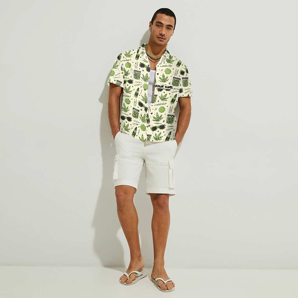 Today Good Mood - Personalized Weed Hawaiian Shirt