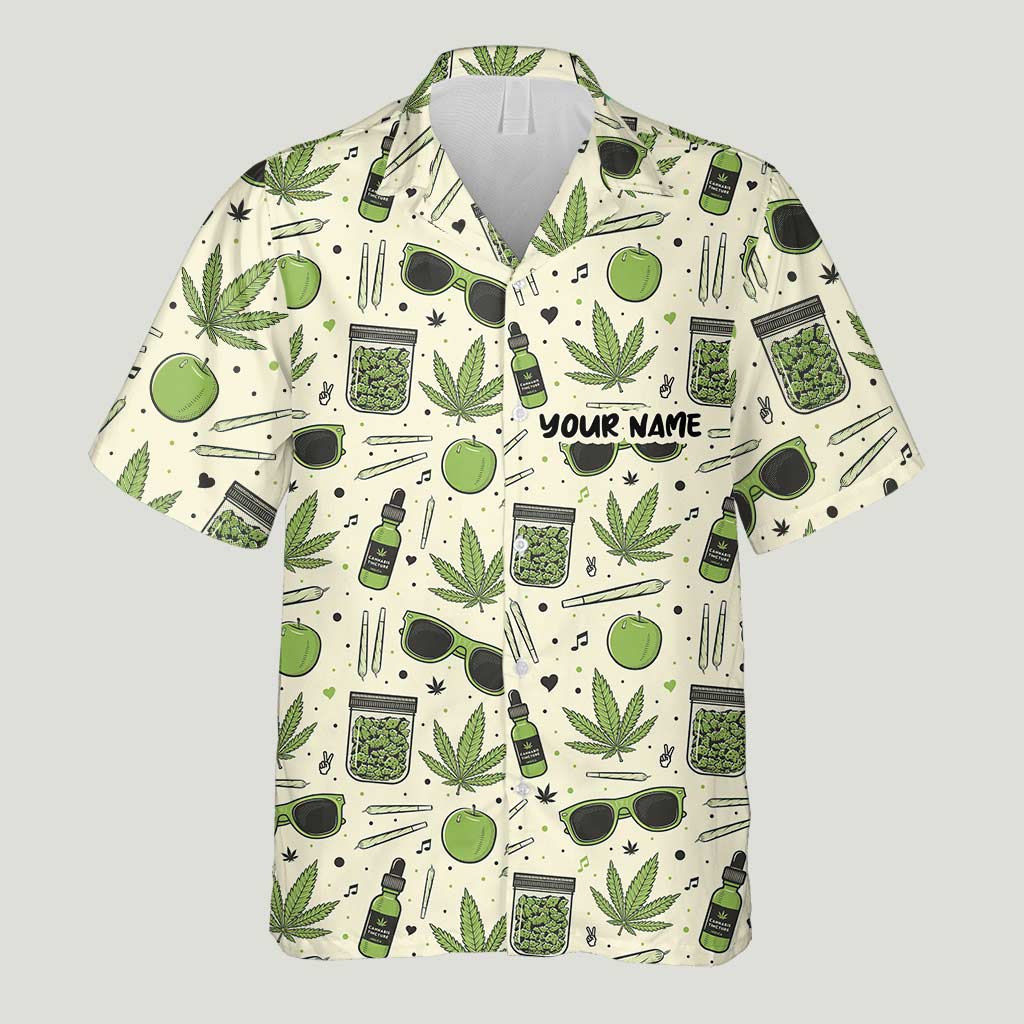 Today Good Mood - Personalized Weed Hawaiian Shirt