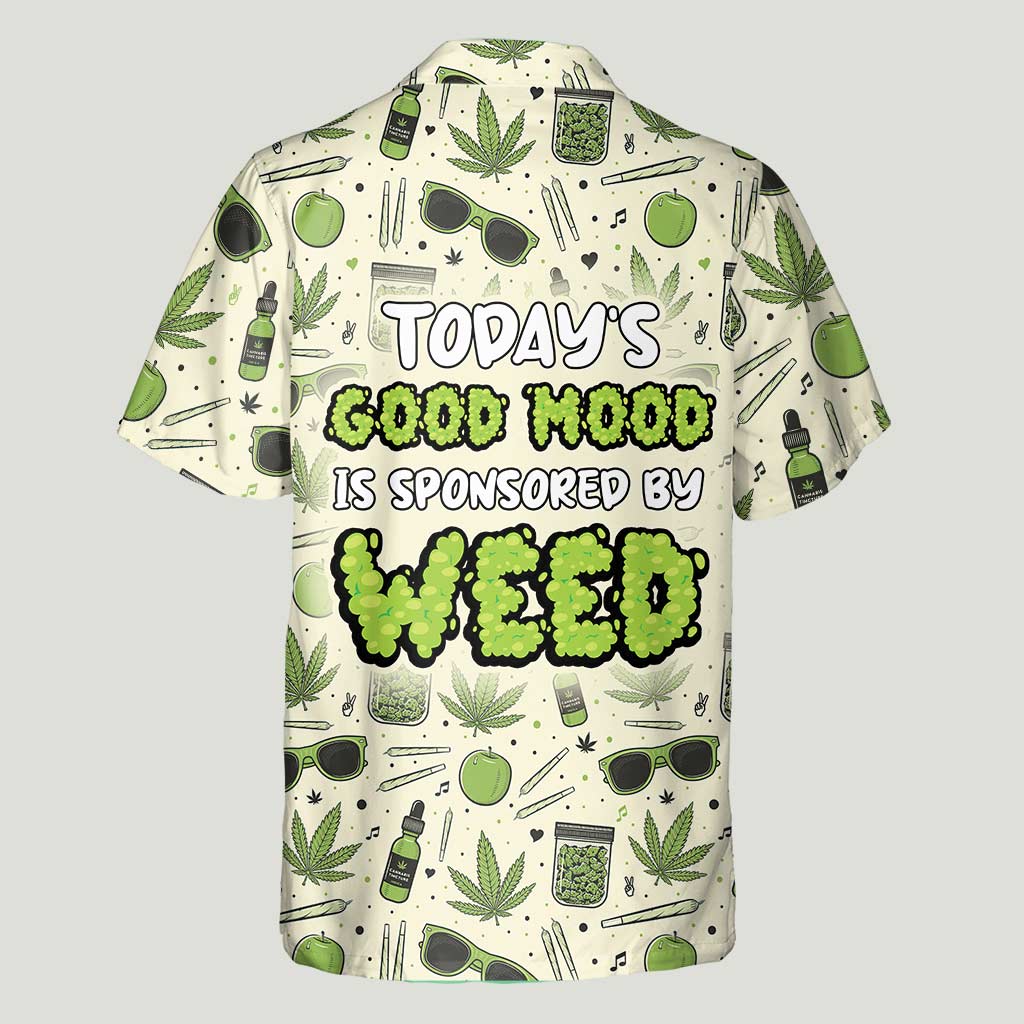 Today Good Mood - Personalized Weed Hawaiian Shirt