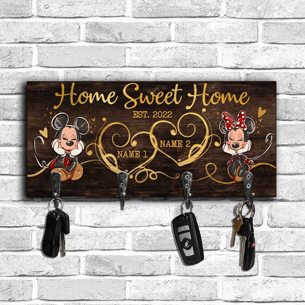 Home Sweet Home - Personalized Mouse Key Rack