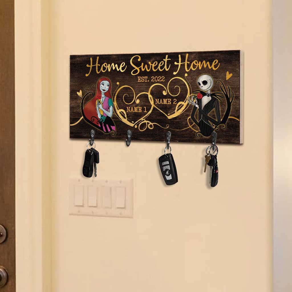 Home Is Where You Hang Your Heart - Personalized Nightmare Key Rack