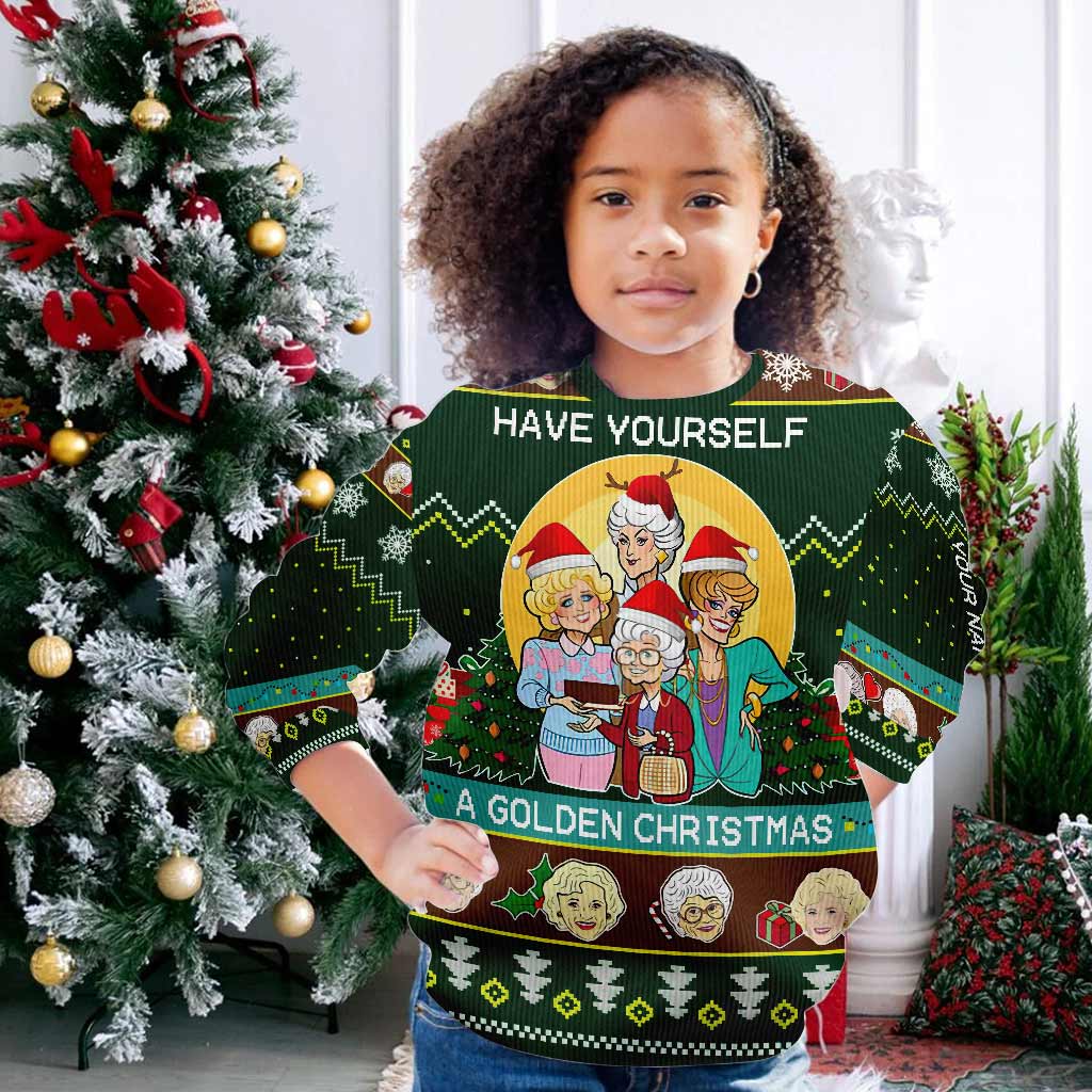 Have Yourself A Golden Christmas - Personalized Sweater