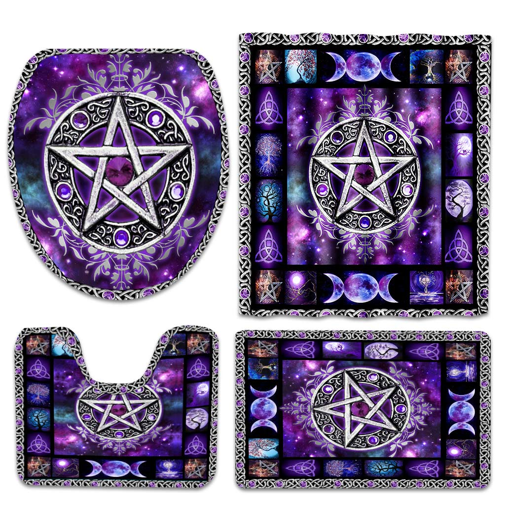 Witch - Bathroom Curtain & Mats Set