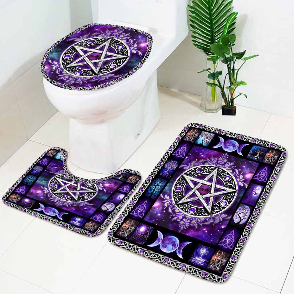 Witch - 3 Pieces Bathroom Mats Set