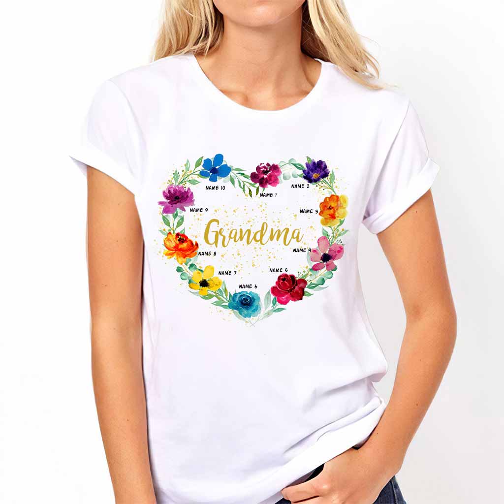 Grandma - Personalized Grandma T-shirt and Hoodie