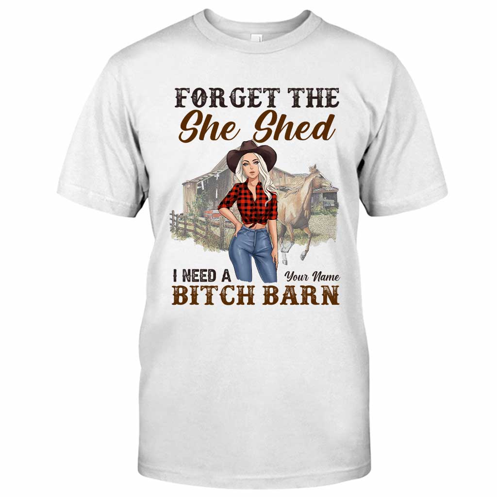 Horse Girl Barn - Personalized T-shirt and Hoodie