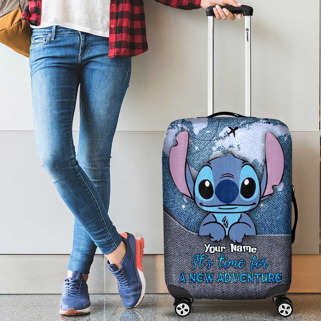 It's Time For A New Adventure - Personalized Ohana Luggage Cover