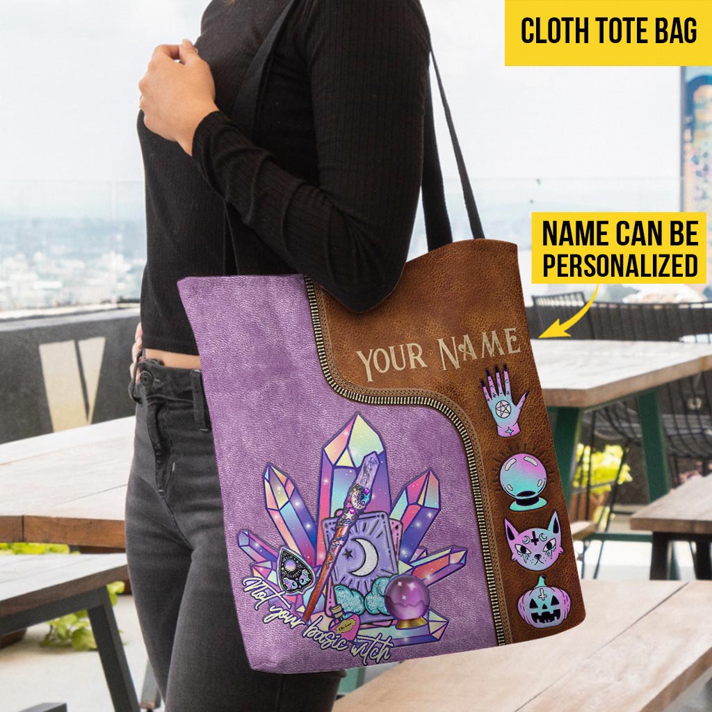 Not Your Basic Witch - Personalized Tote Bag