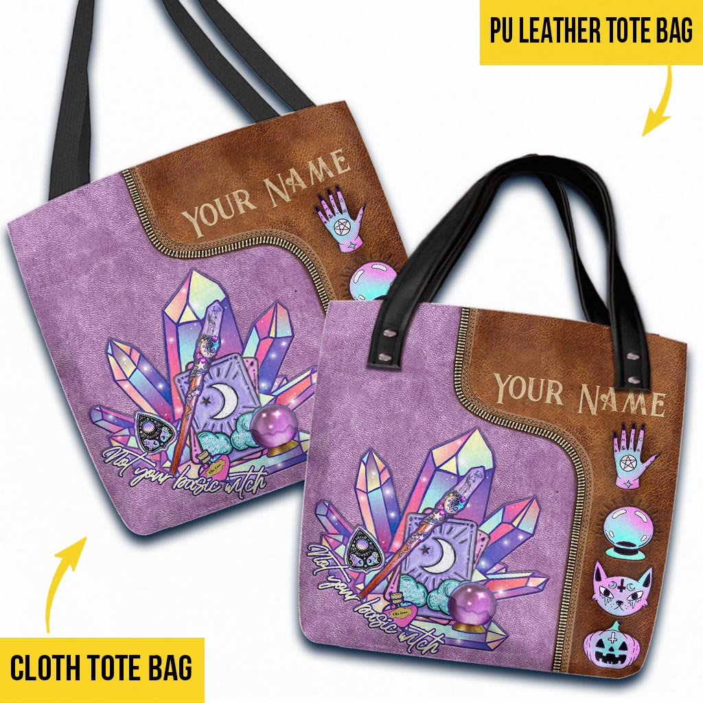 Not Your Basic Witch - Personalized Tote Bag