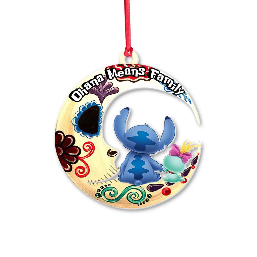 Ohana Means Family - Ohana Ornament (Printed On Both Sides)