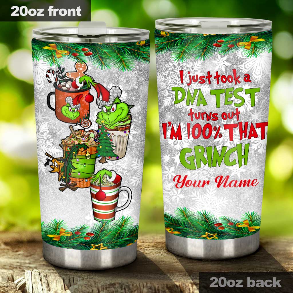 DNA Test - Personalized Christmas Stole Christmas Tumbler
