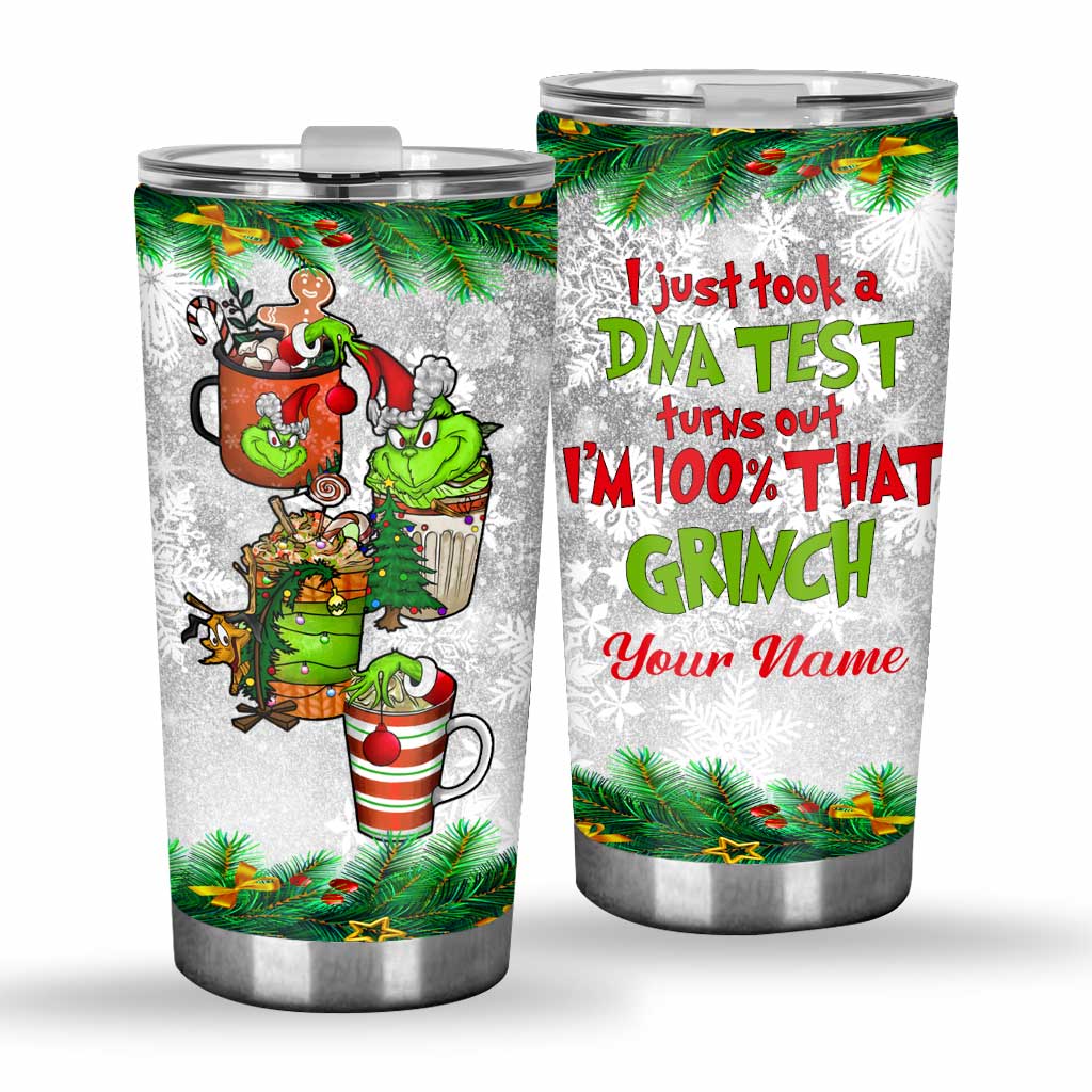 DNA Test - Personalized Christmas Stole Christmas Tumbler