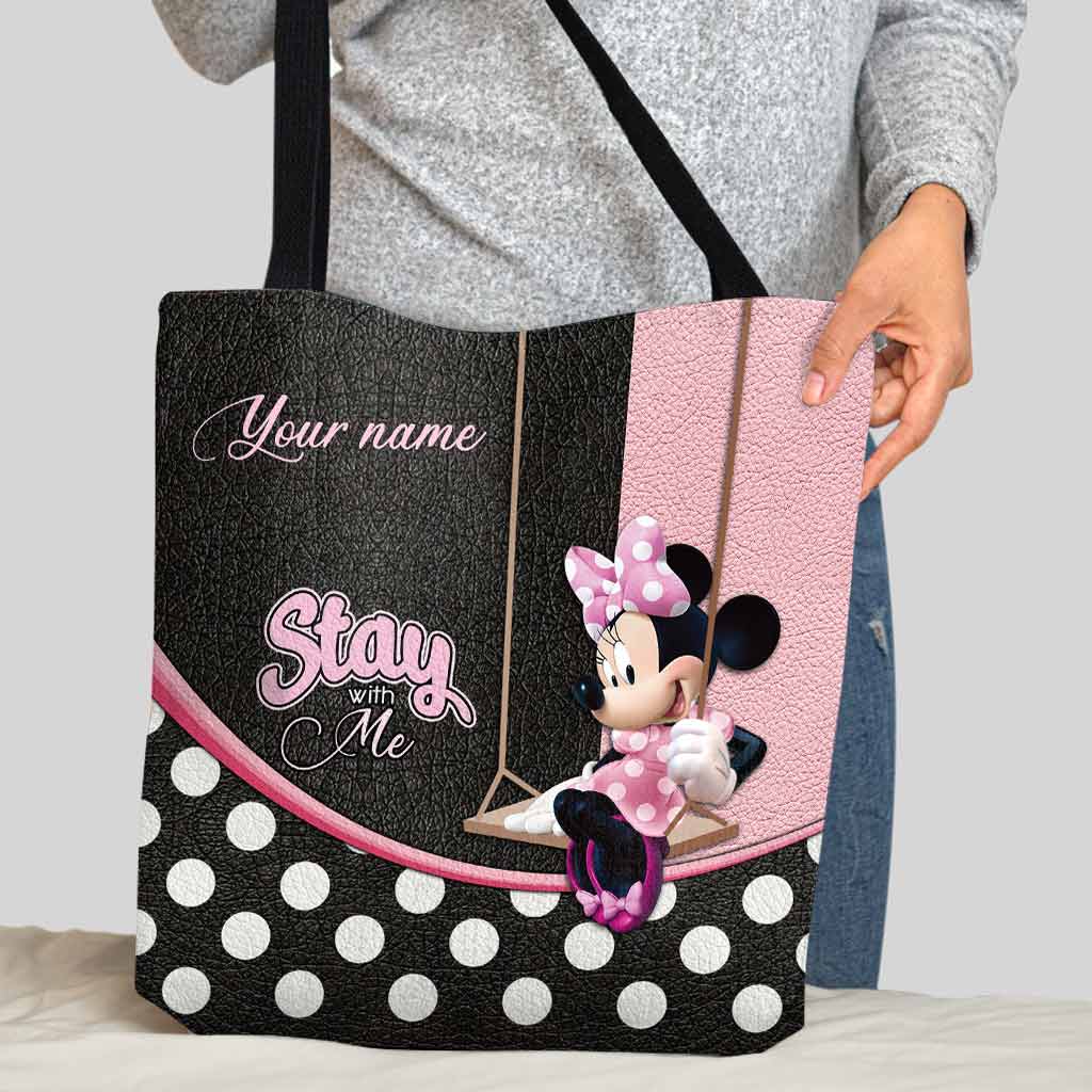 Stay With Me - Personalized Mouse Tote Bag
