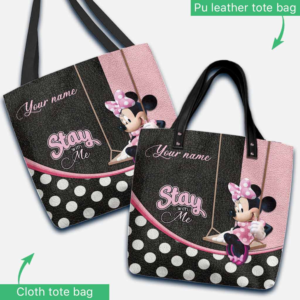 Stay With Me - Personalized Mouse Tote Bag