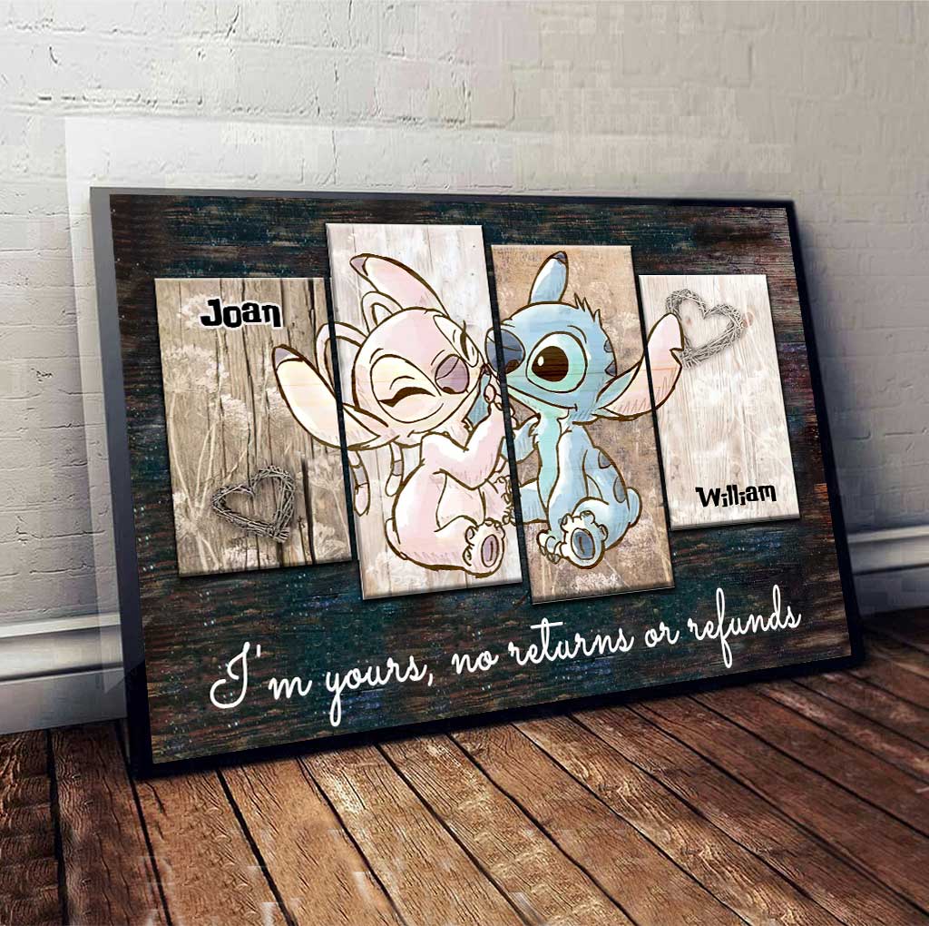 I'm Yours - Personalized Couple Ohana Canvas And Poster