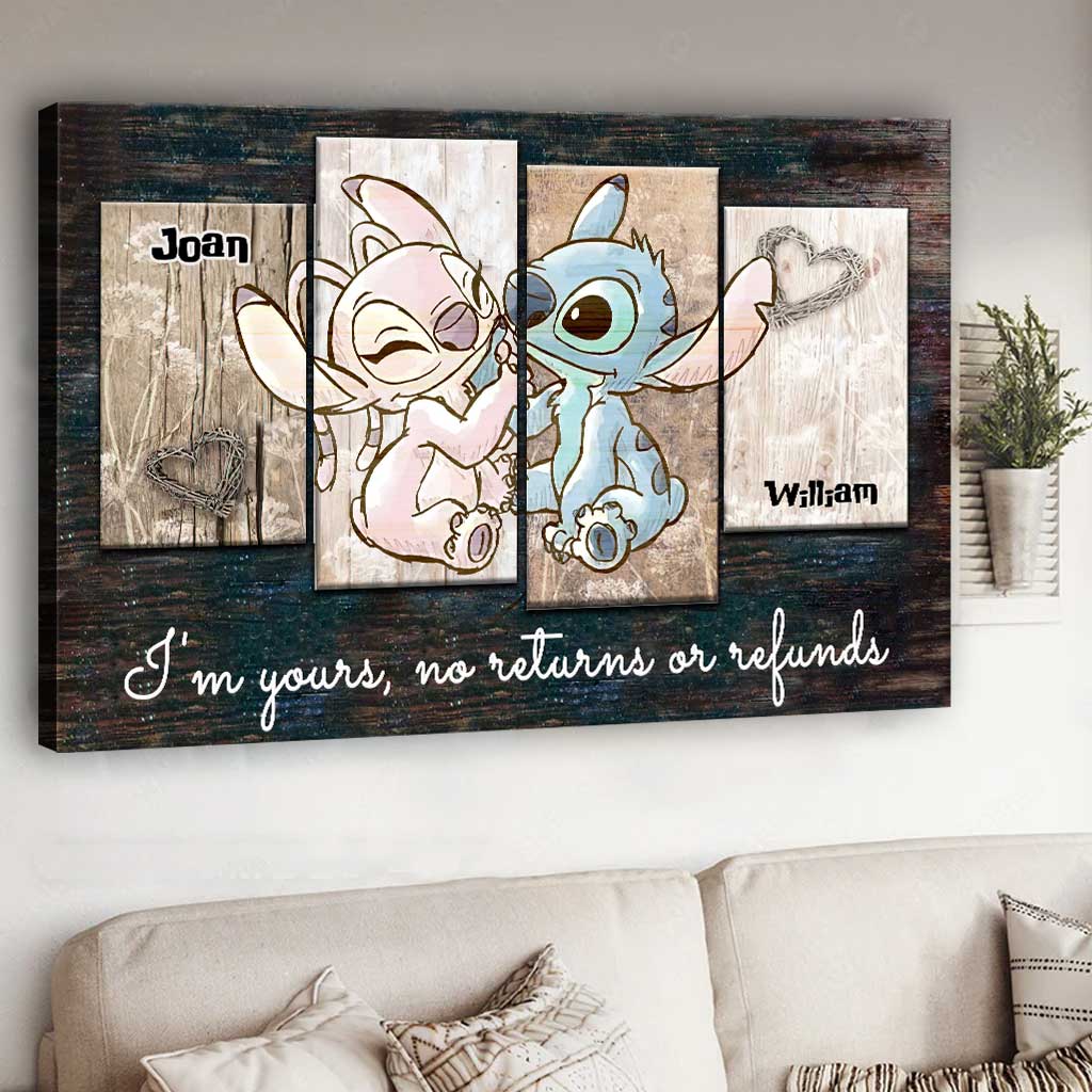 I'm Yours - Personalized Couple Ohana Canvas And Poster