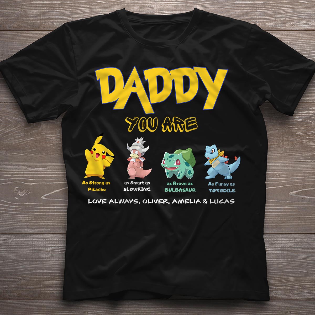 Daddy You Are - Personalized Monster Trainer T-shirt and Hoodie