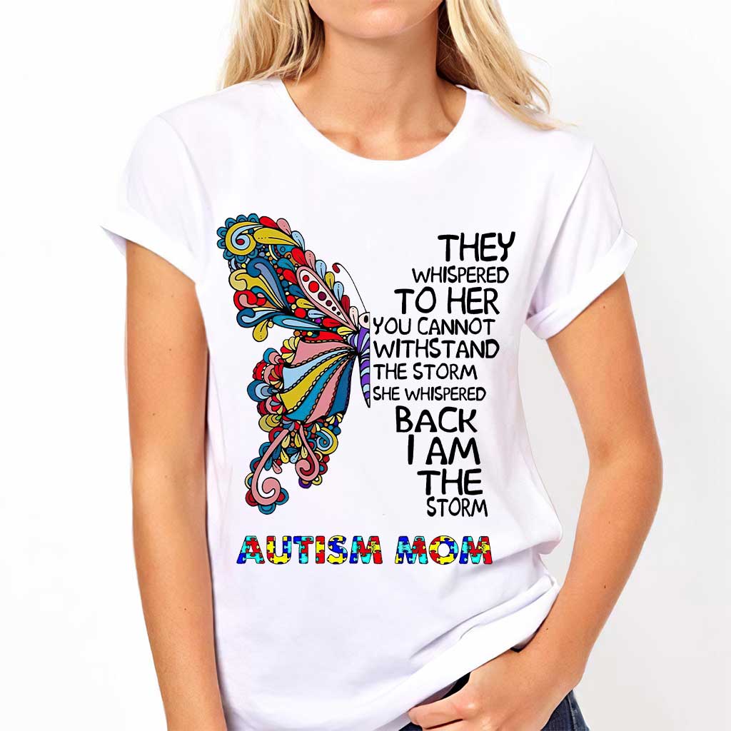 They Whispered To Her  - Autism Awareness T-shirt And Hoodie 062021