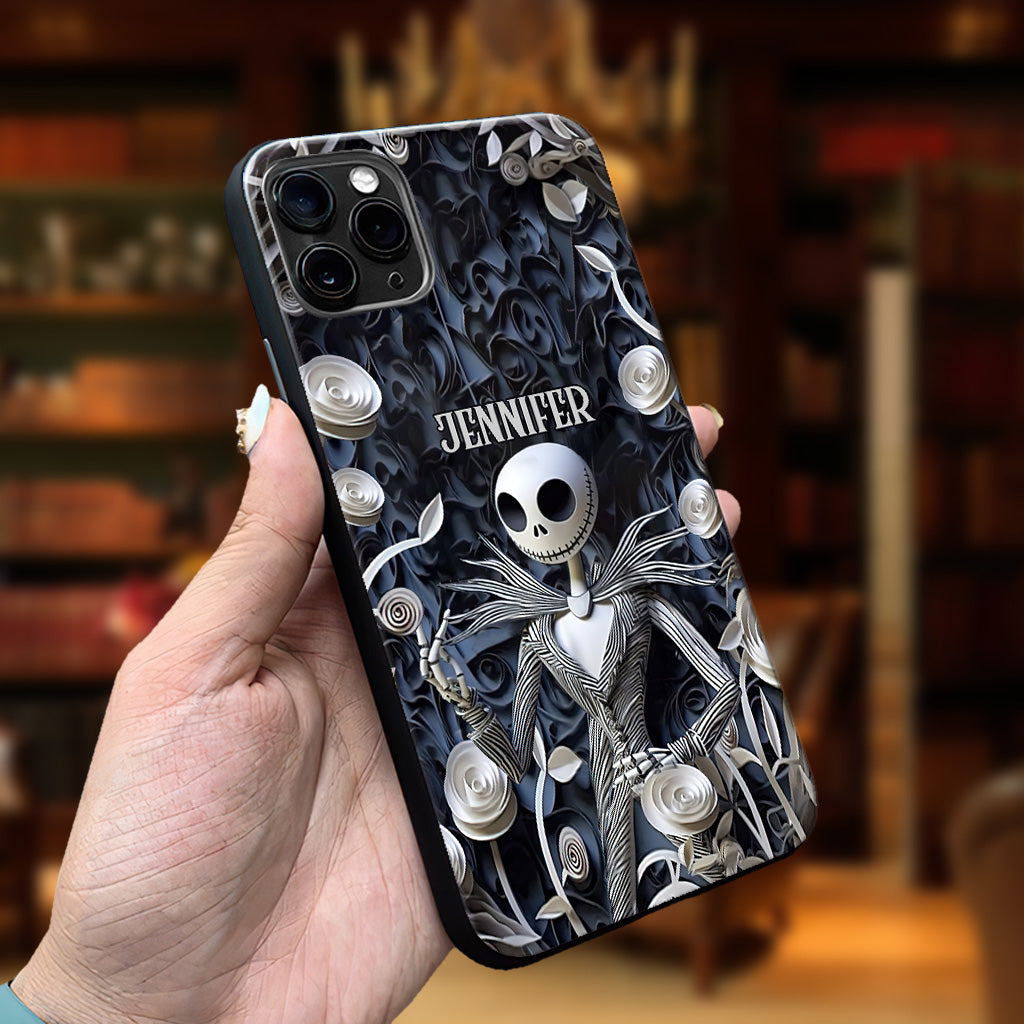 Hello Darkness - Personalized Nightmare Phone Case With 3D Effect Pattern