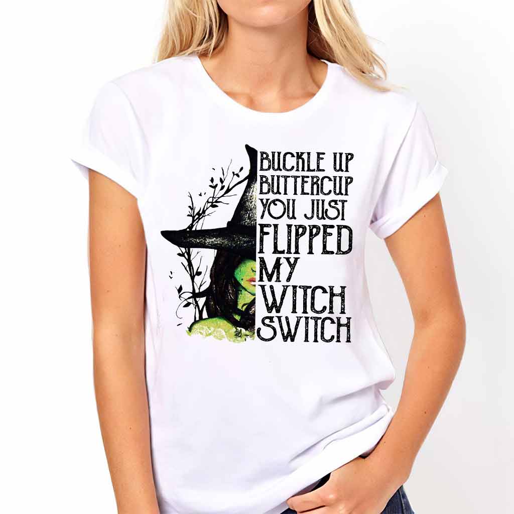 Buckle Up Buttercup - Witch T-shirt And Hoodie 082021