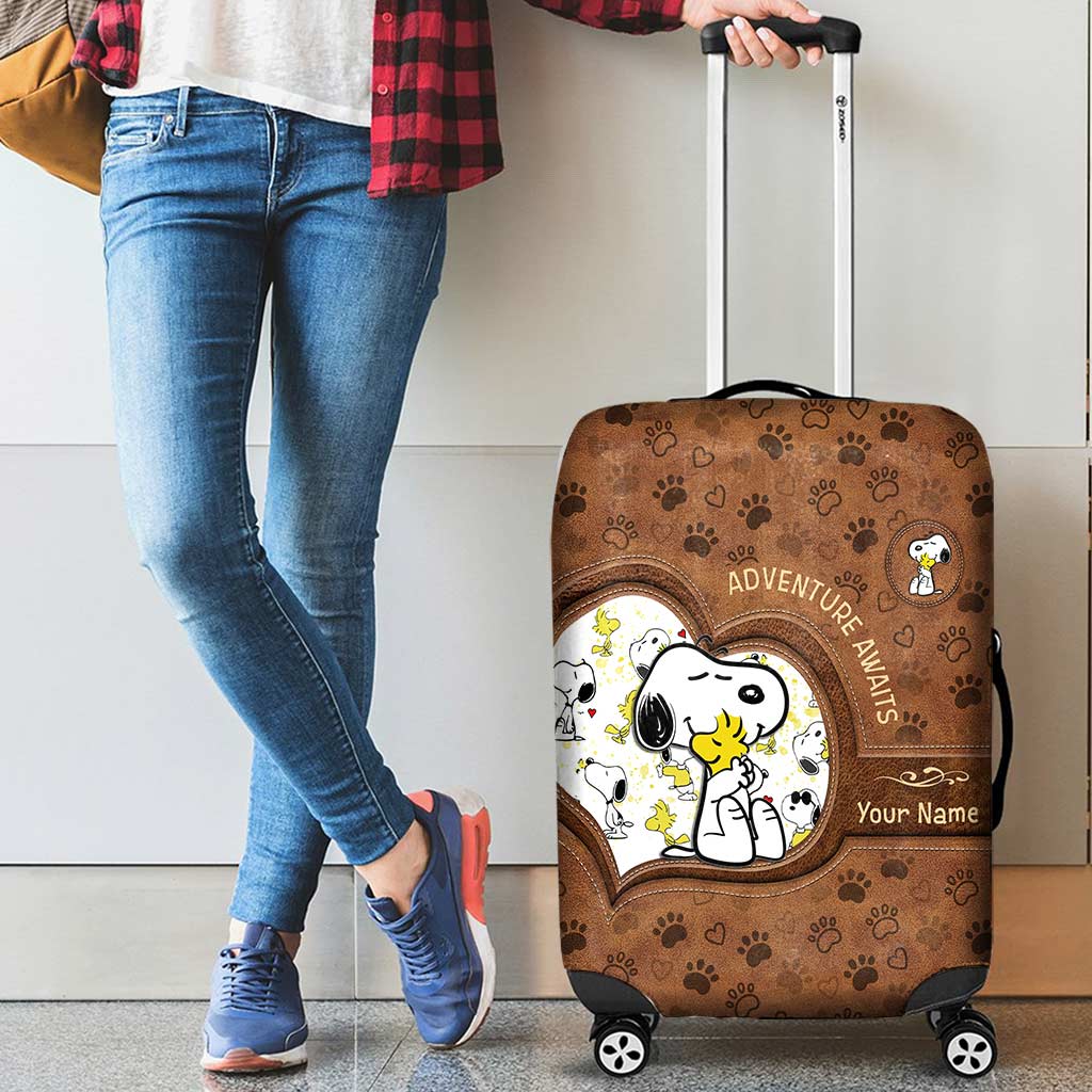 Adventure Awaits - Personalized Luggage Cover