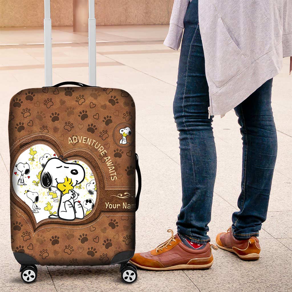 Adventure Awaits - Personalized Luggage Cover