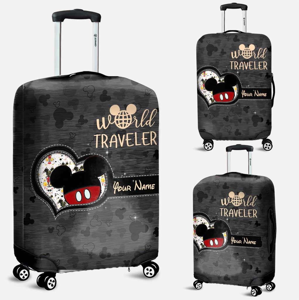 World Traveler Magic Mouse Ears - Personalized Mouse Leather Handbag & Luggage Cover