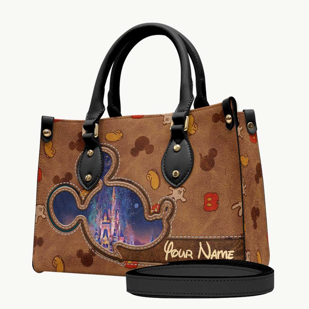 I'm Done Adulting Magic Mouse Ears - Personalized Mouse Leather Handbag & Luggage Cover