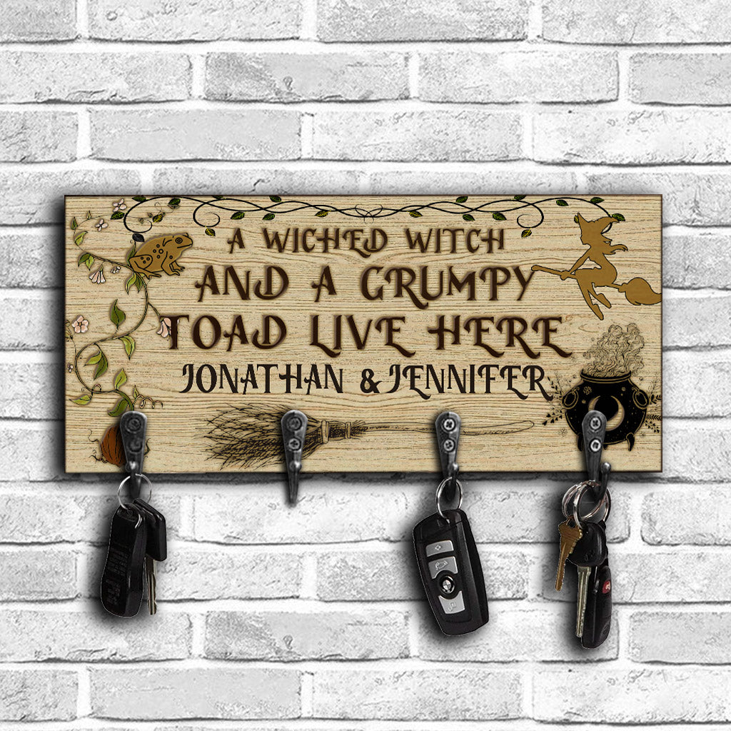 The Wicked Witch - Personalized Witch Key Rack