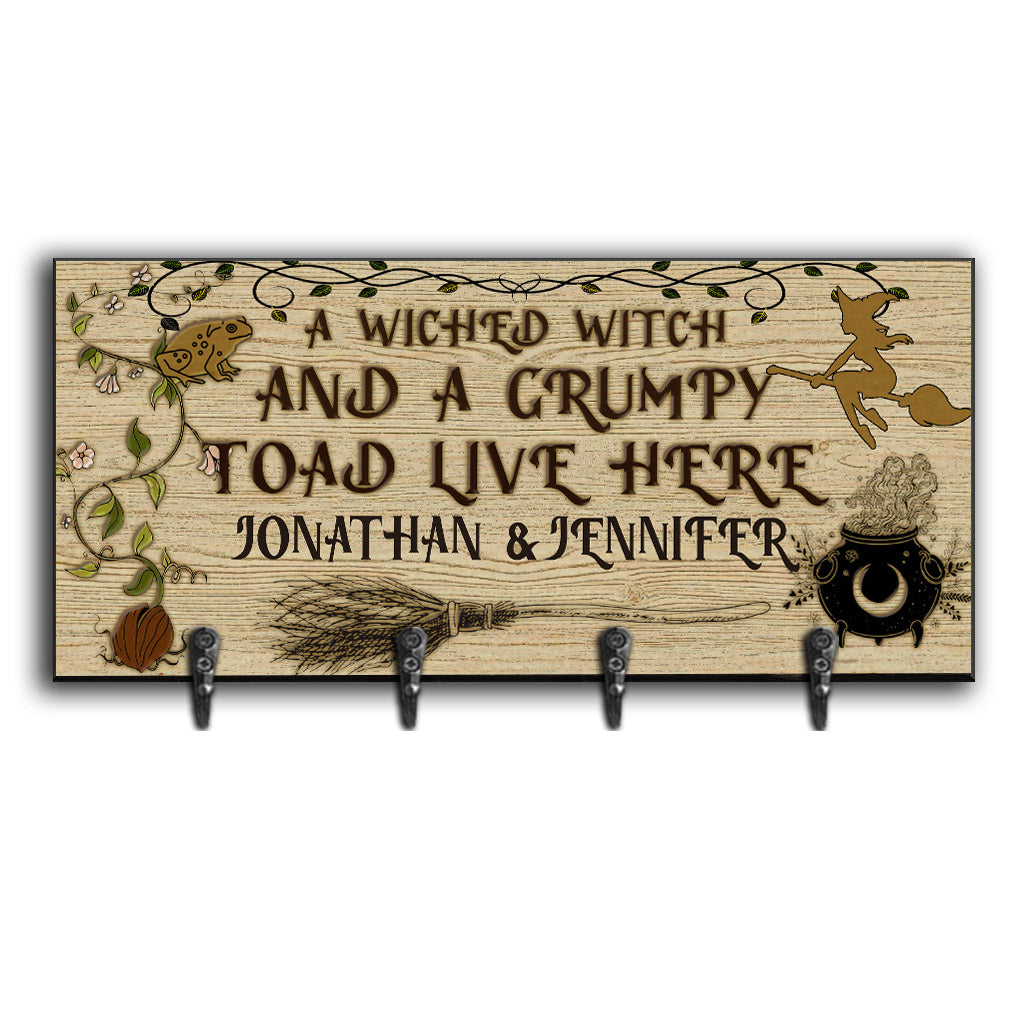 The Wicked Witch - Personalized Witch Key Rack