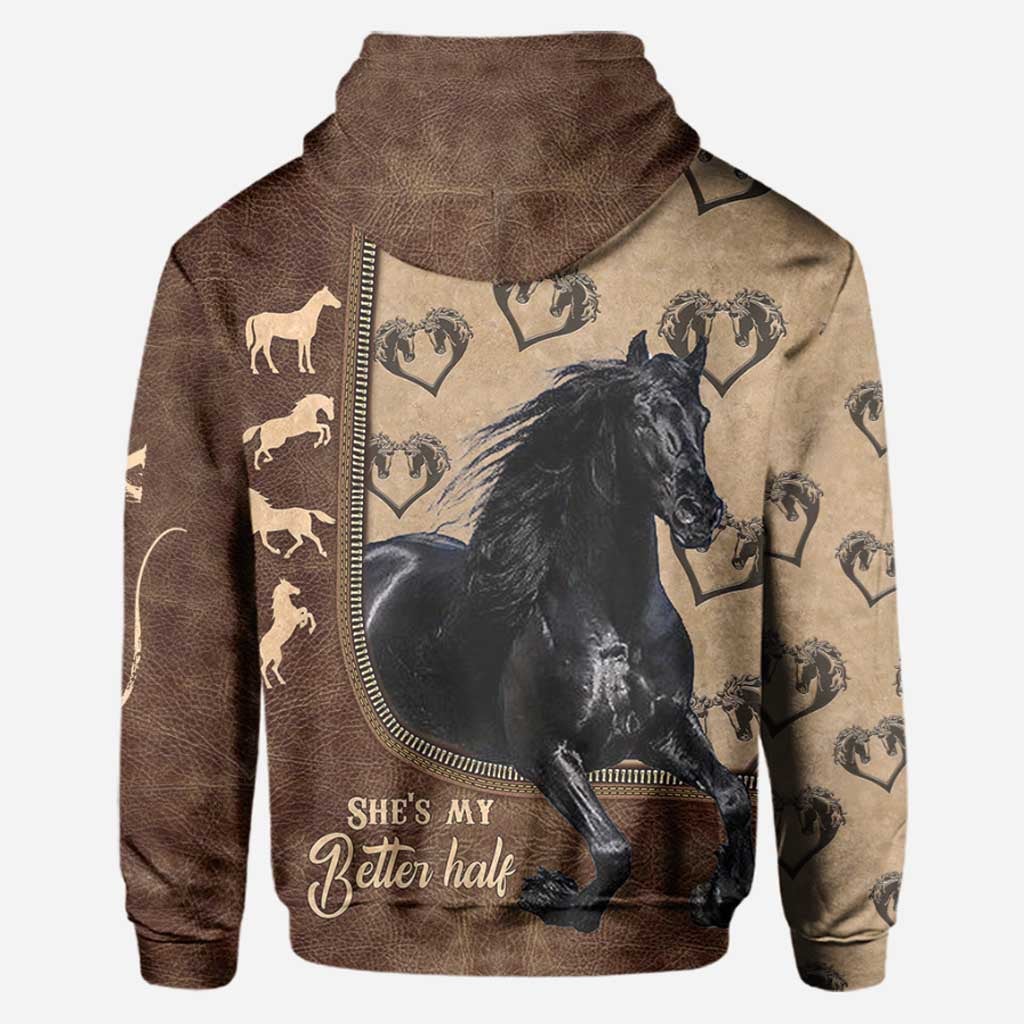 Horse Couple Lover Soul Mate - Personalized All Over T-shirt and Hoodie
