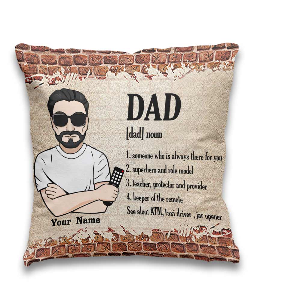 Always There For You - Personalized Father Throw Pillow