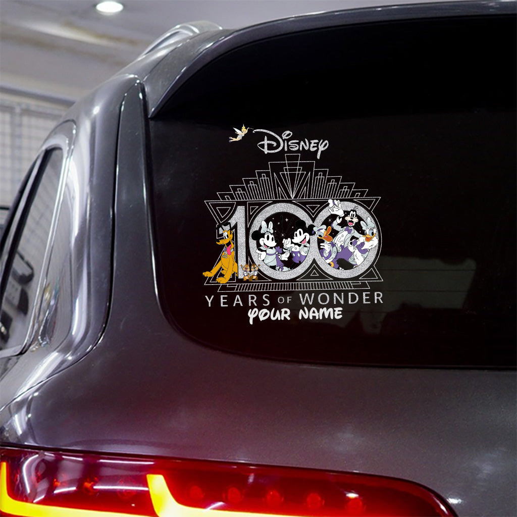 100 Years Of Wonder - Personalized Mouse Decal Full