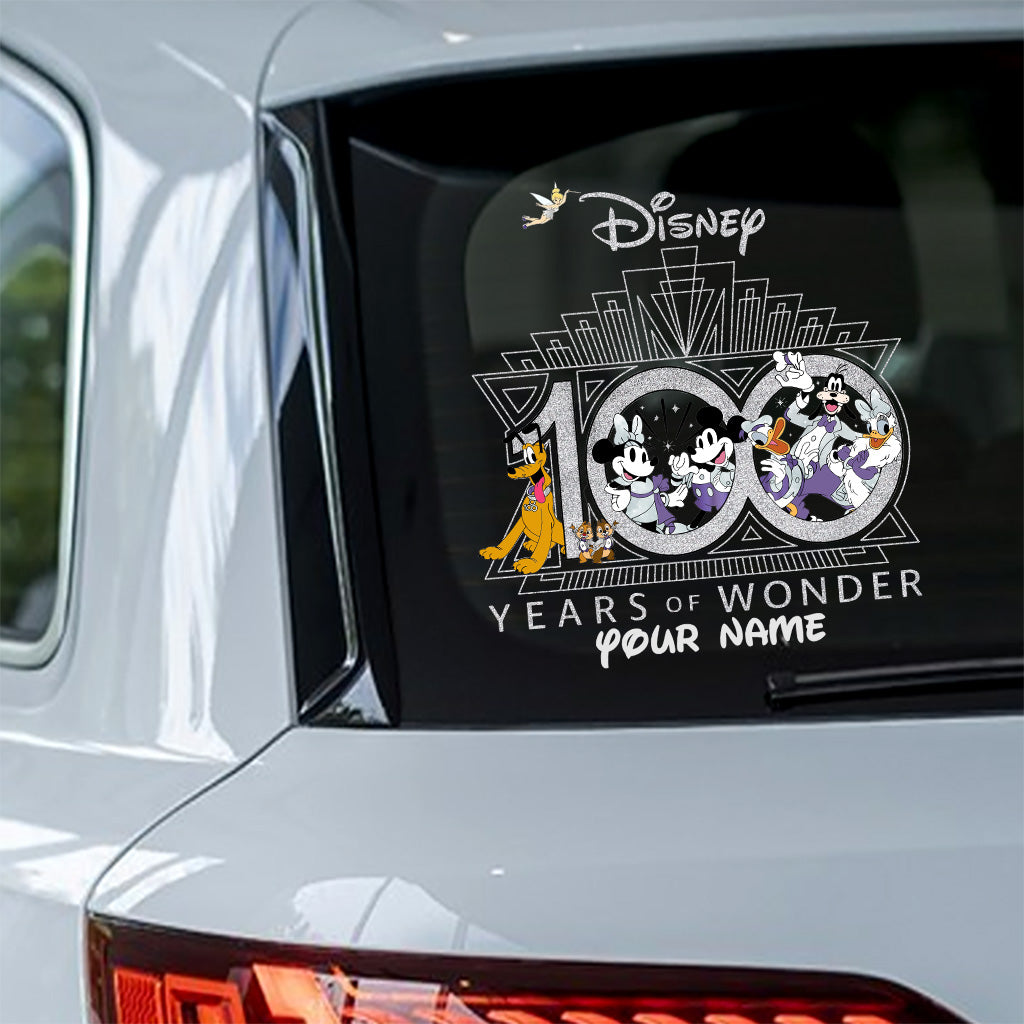 100 Years Of Wonder - Personalized Mouse Decal Full