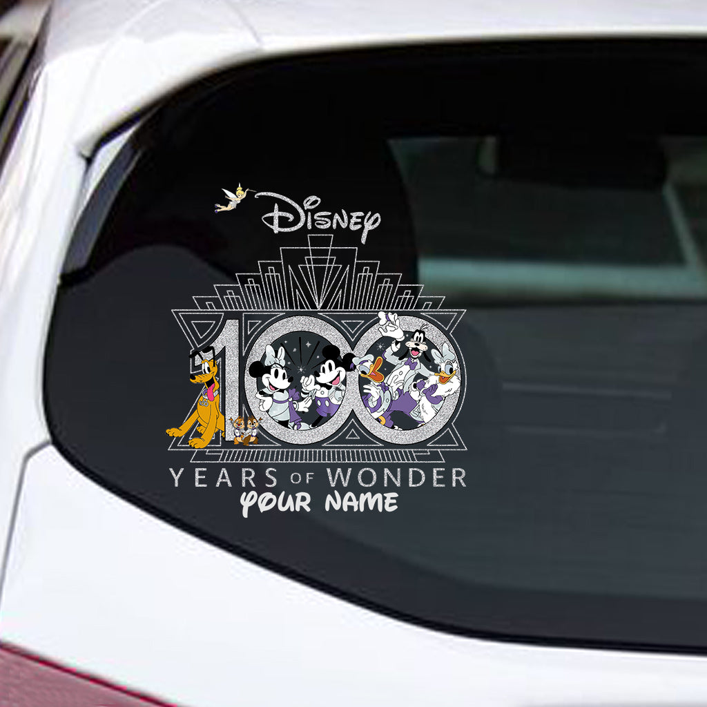 100 Years Of Wonder - Personalized Mouse Decal Full