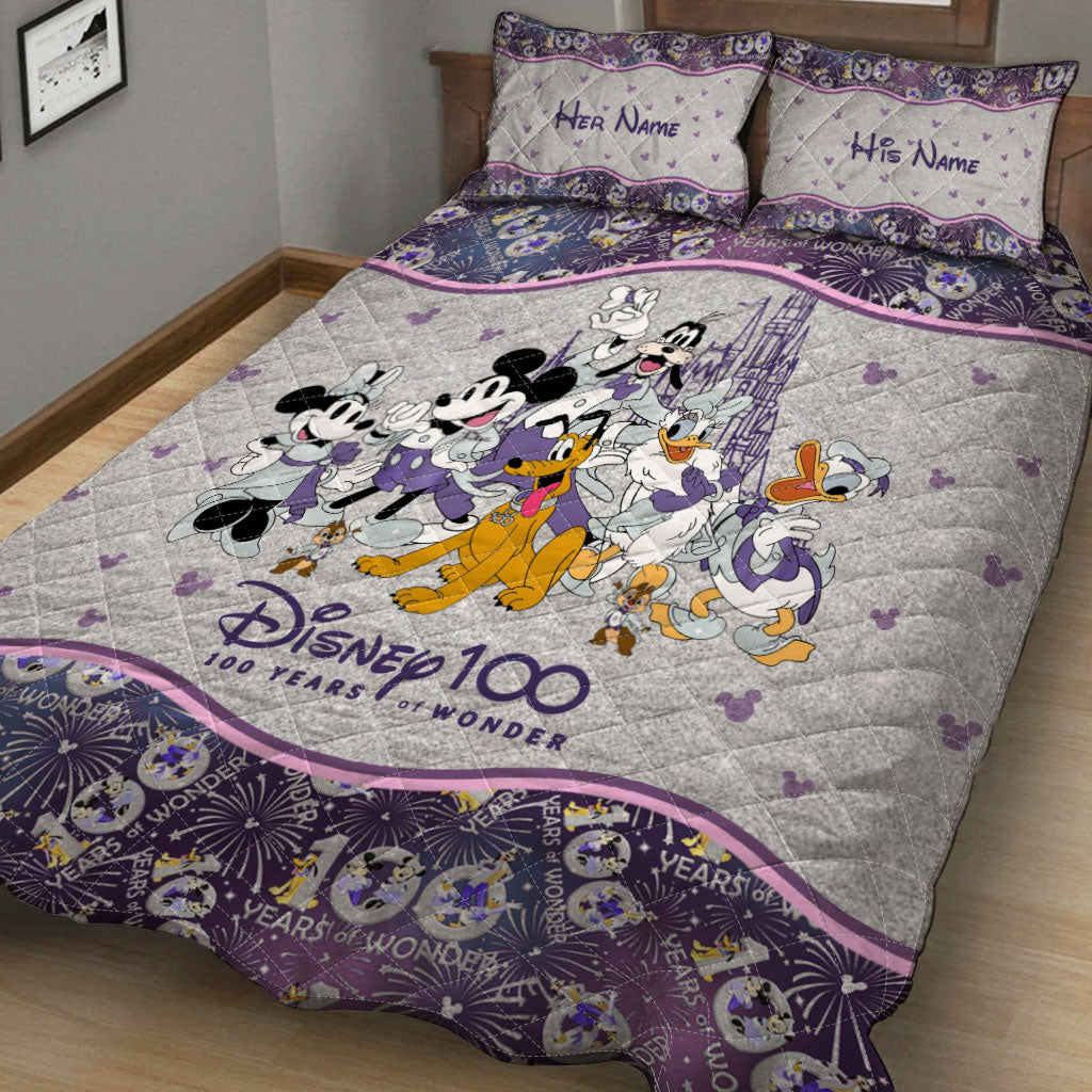 100 Years Of Wonder - Personalized Mouse Quilt Set