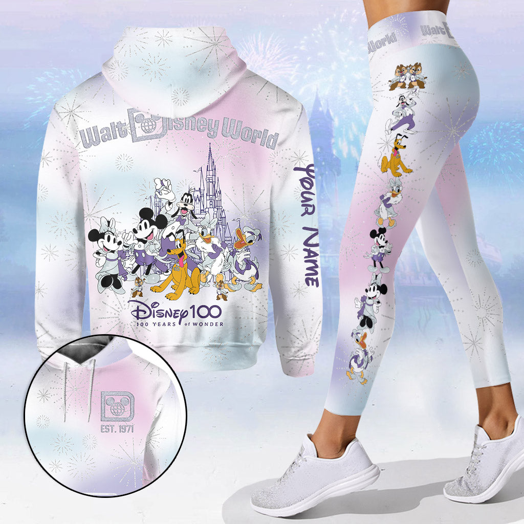 100 Years Of Wonder - Personalized Mouse Hoodie and Leggings