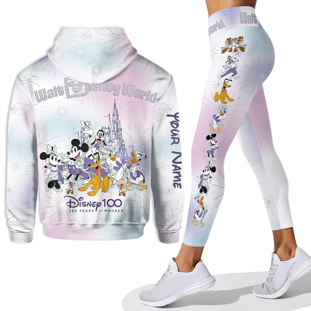 100 Years Of Wonder - Personalized Mouse Hoodie and Leggings